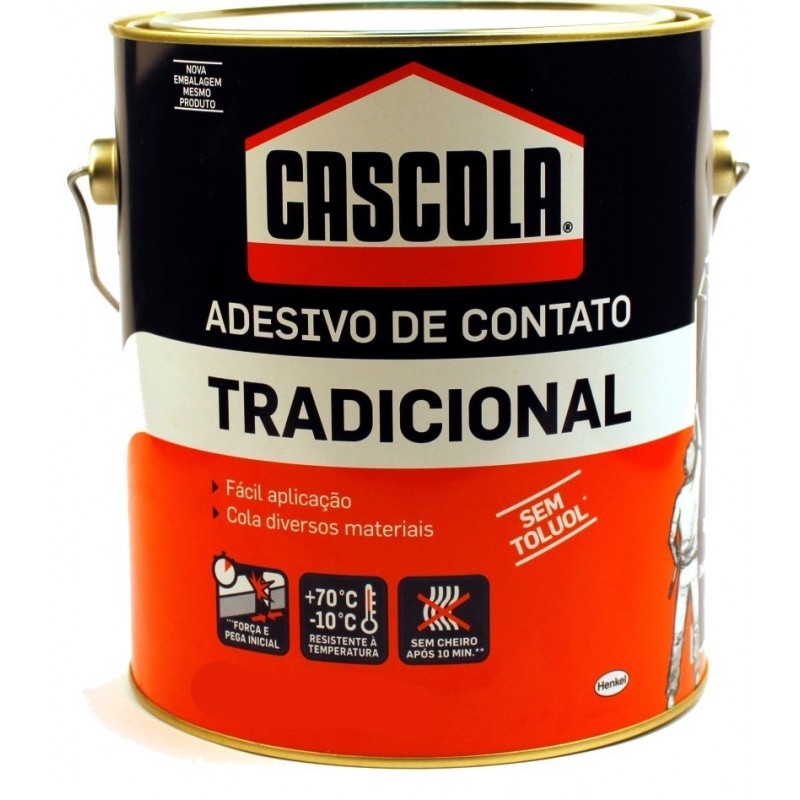 Cola de Contato Cascola Tradicional Sem Toluol 2,8kg Casa das Resinas Adesivo De Contato Cascola Tradicional ~ Cola de Contato Cascola Tradicional Sem Toluol 2,8kg Casa das Resinas